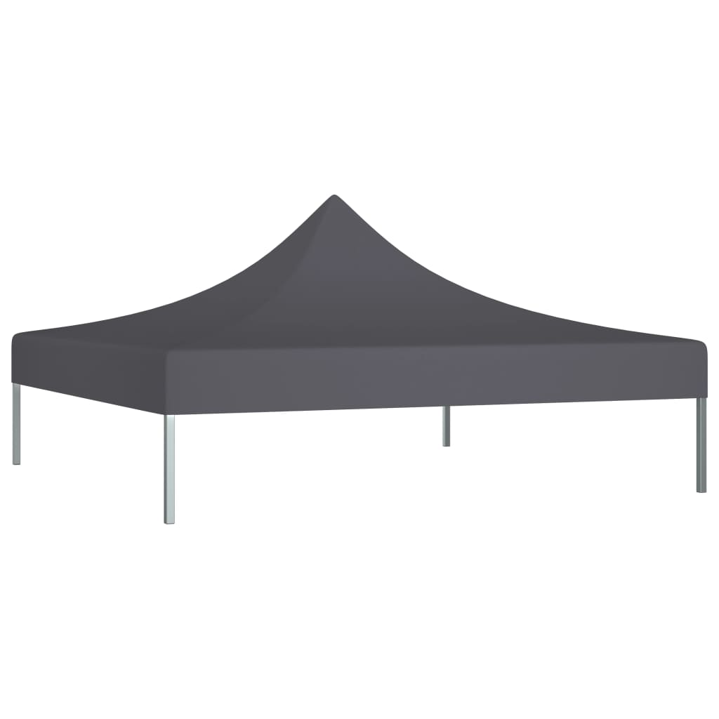 Techo de carpa de fiesta Vidaxl 270 g m² 2x2 m antracita