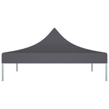 Techo de carpa de fiesta Vidaxl 270 g m² 2x2 m antracita