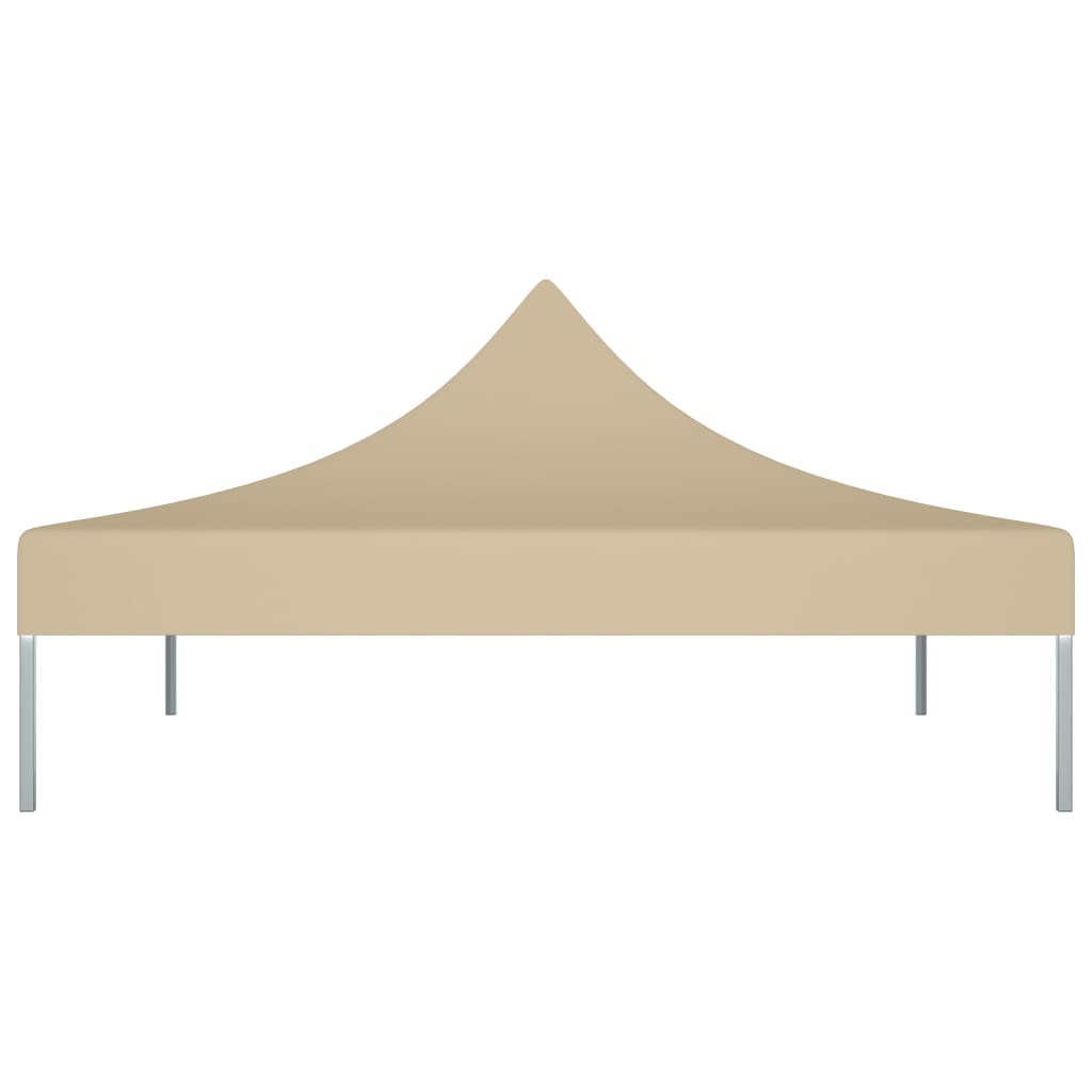 Techo de carpa de fiesta Vidaxl 270 g m² 2x2 m beige