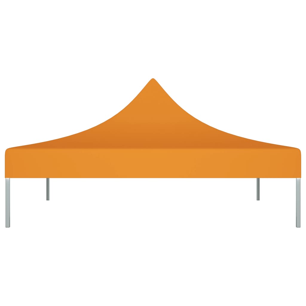 Techo de carpa de fiesta de Vidaxl 270 g m² 2x2 m naranja