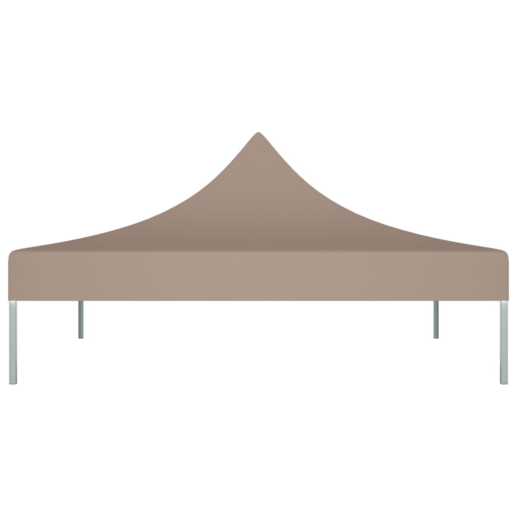 Techo de carpa de fiesta Vidaxl 270 g m² 2x2 m taupe