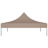 Techo de carpa de fiesta Vidaxl 270 g m² 2x2 m taupe