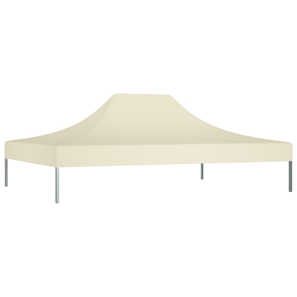 Techo de carpa de fiesta de Vidaxl 270 g m² 4x3 m crema