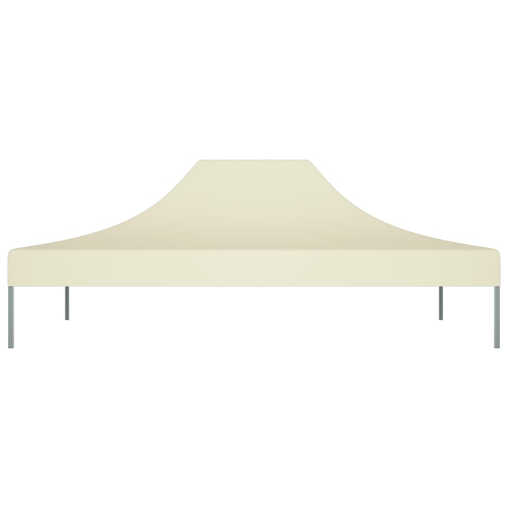 Techo de carpa de fiesta de Vidaxl 270 g m² 4x3 m crema