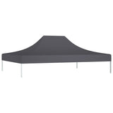 Techo de carpa de fiesta Vidaxl 270 g m² 4x3 m antracita