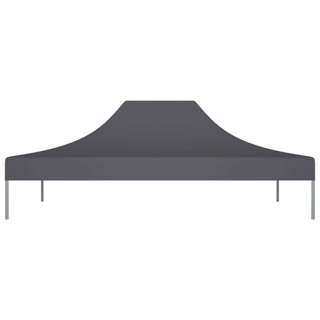 Techo de carpa de fiesta Vidaxl 270 g m² 4x3 m antracita