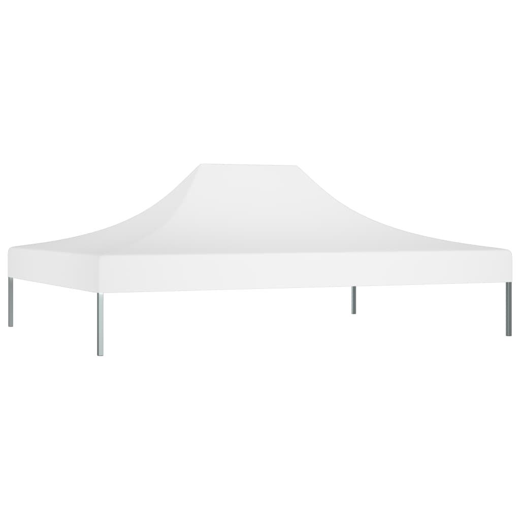 Techo de carpa de fiesta de Vidaxl 270 g m² 4x3 m blanco