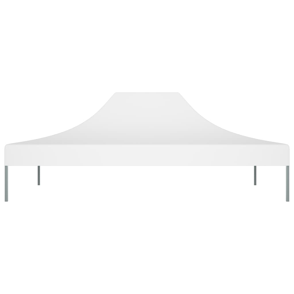 Techo de carpa de fiesta de Vidaxl 270 g m² 4x3 m blanco