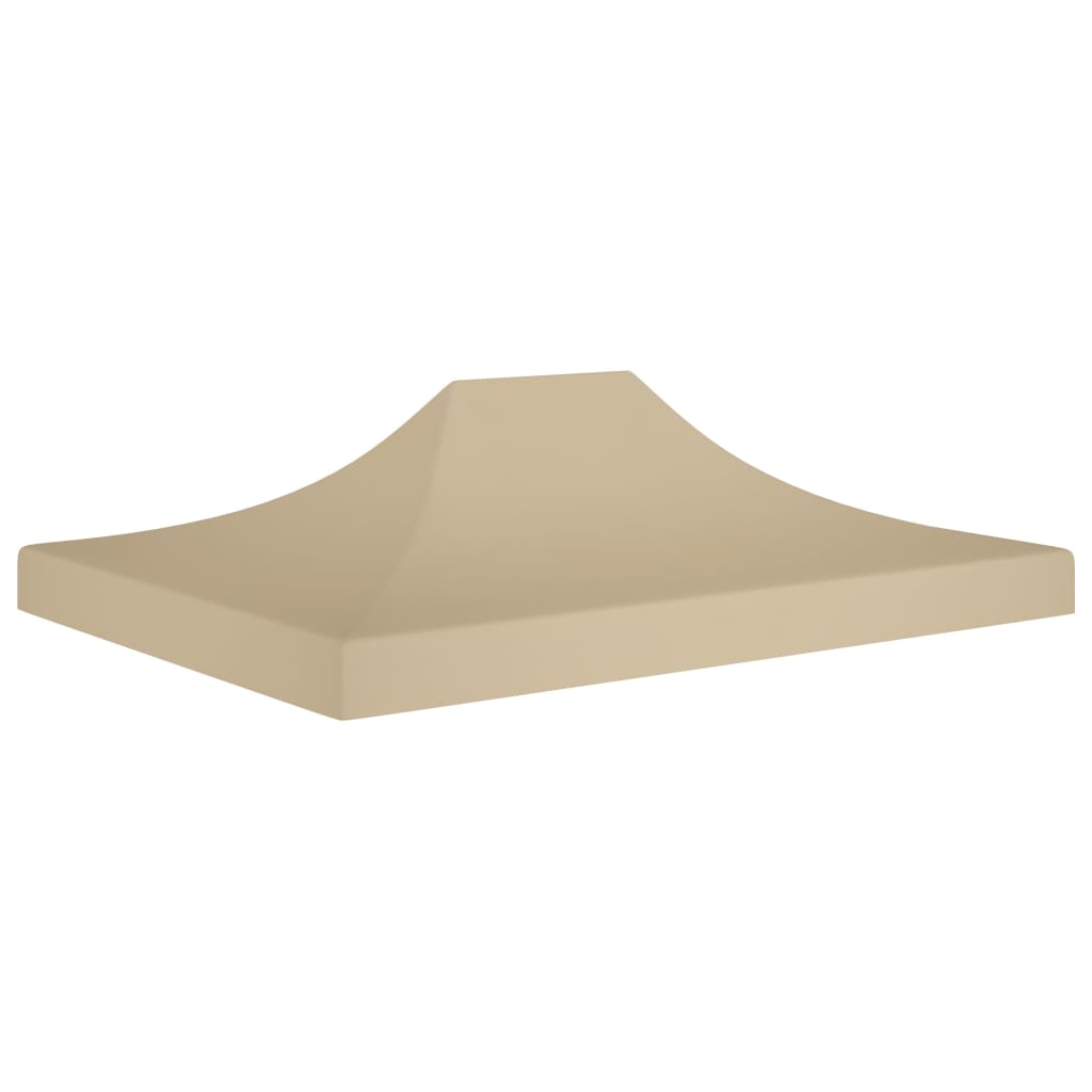 Techo de carpa de fiesta de Vidaxl 270 g m² 4x3 m beige