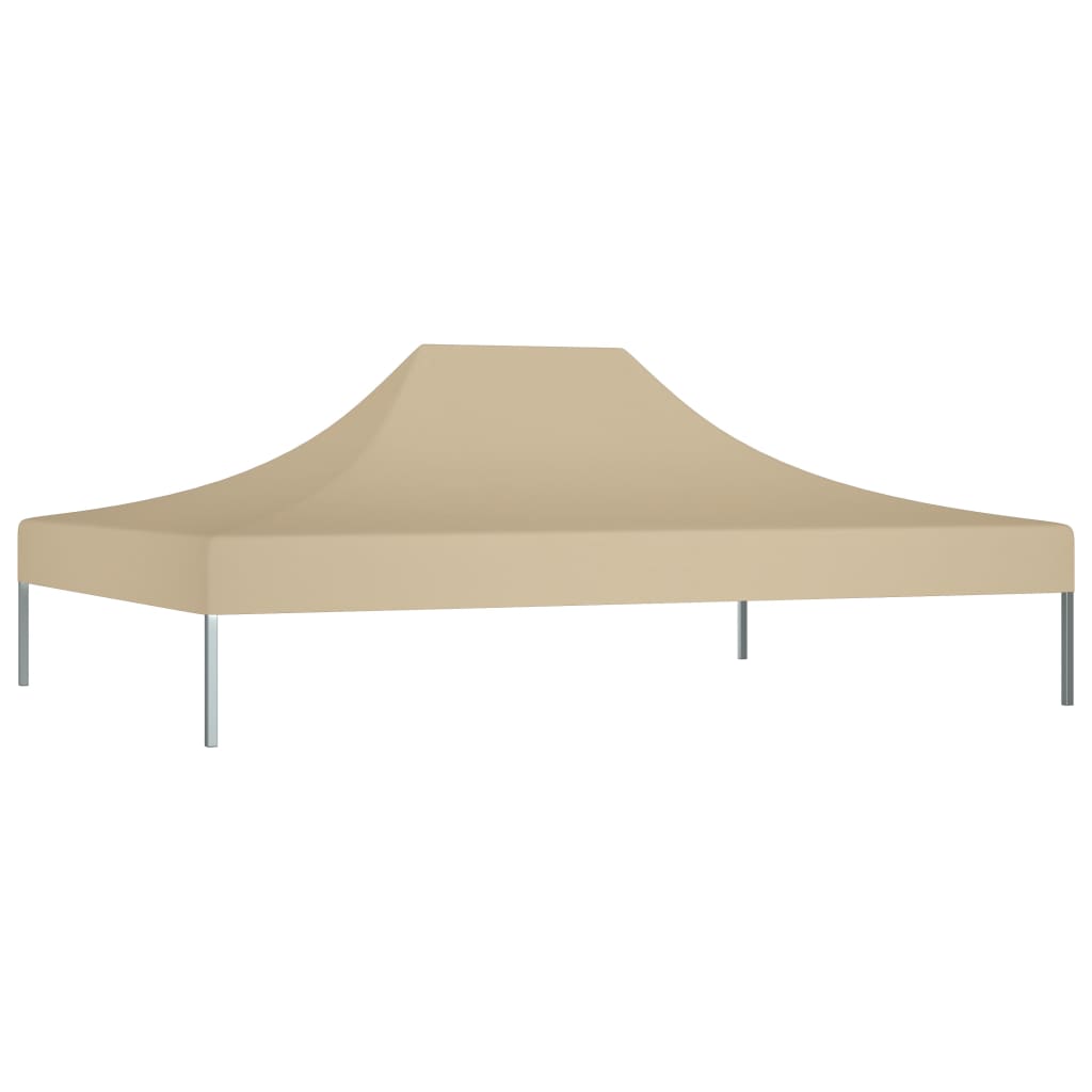 Techo de carpa de fiesta de Vidaxl 270 g m² 4x3 m beige