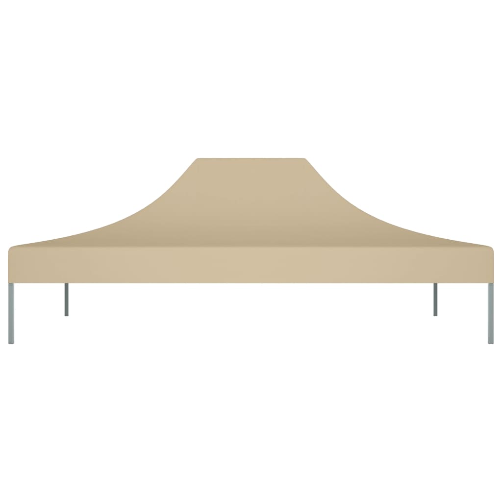 Techo de carpa de fiesta de Vidaxl 270 g m² 4x3 m beige