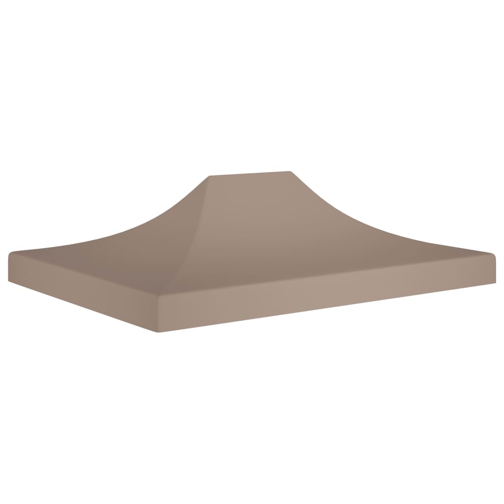 Techo de carpa de fiesta de Vidaxl 270 g m² 4x3 m taupe