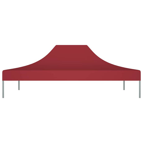 Vidaxl partytentdak 270 g m² 4x3 m bordeauxrood