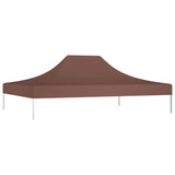 Techo de carpa de fiesta de Vidaxl 270 g m² 4x3 m marrón