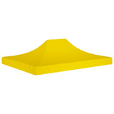 Techo de carpa de fiesta de Vidaxl 270 g m² 4x3 m amarillo