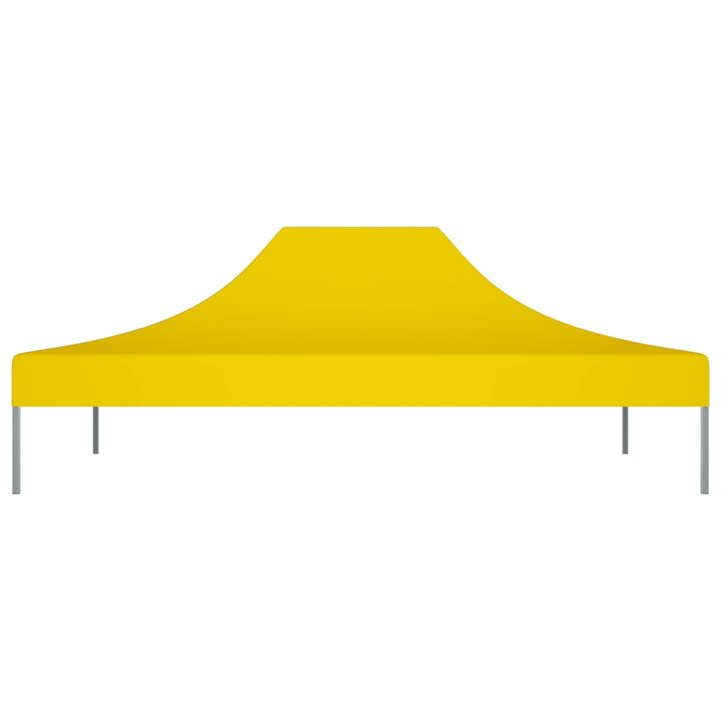 Techo de carpa de fiesta de Vidaxl 270 g m² 4x3 m amarillo