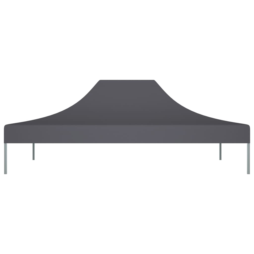 Techo de carpa de fiesta Vidaxl 270 g m² 4.5x3 m antracita