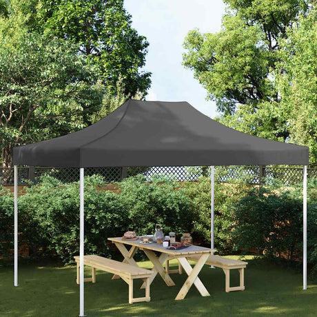 Vidaxl partytentdak 270 g m² 4,5x3 m antracietkleurig