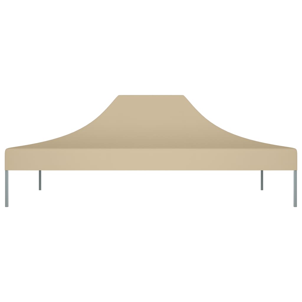 Techo de carpa de fiesta Vidaxl 270 g m² 4.5x3 m beige