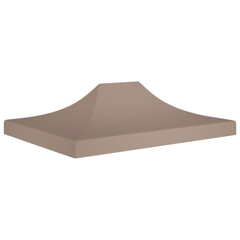 Techo de carpa de fiesta Vidaxl 270 g m² 4.5x3 m taupe