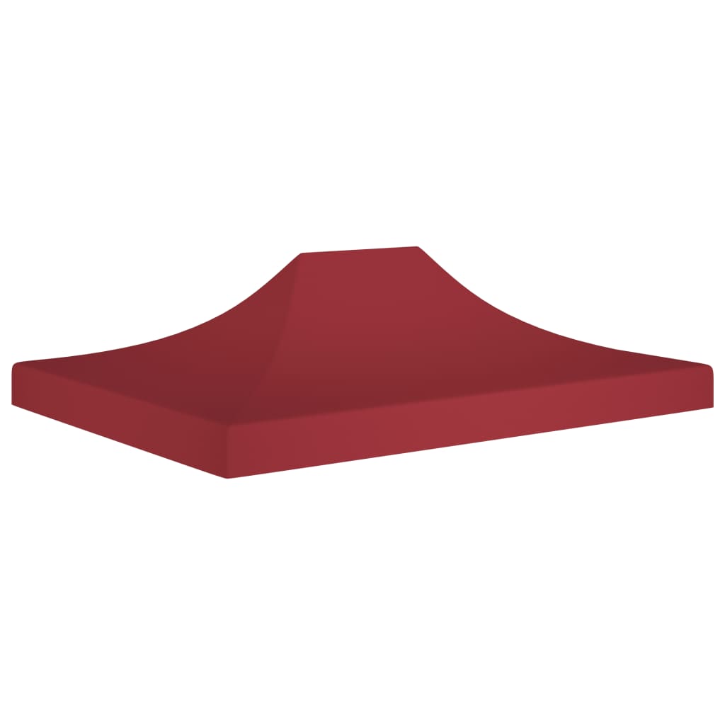 Techo de carpa de fiesta Vidaxl 270 g m² 4.5x3 M Burdeos rojo