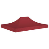 Techo de carpa de fiesta Vidaxl 270 g m² 4.5x3 M Burdeos rojo