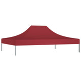 Techo de carpa de fiesta Vidaxl 270 g m² 4.5x3 M Burdeos rojo