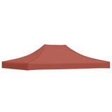 Vidaxl partytentdak 270 g m² 4,5x3 m terracottakleurig