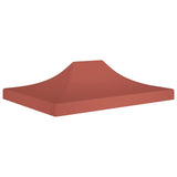 Techo de carpa de fiesta de Vidaxl 270 g m² 4.5x3 m terracota -Coled