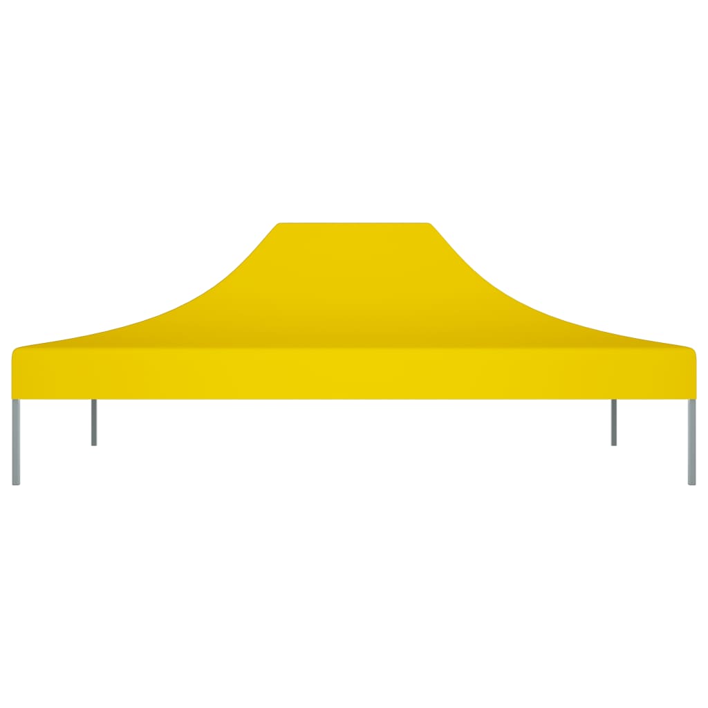 Techo de carpa de fiesta Vidaxl 270 g m² 4.5x3 m amarillo