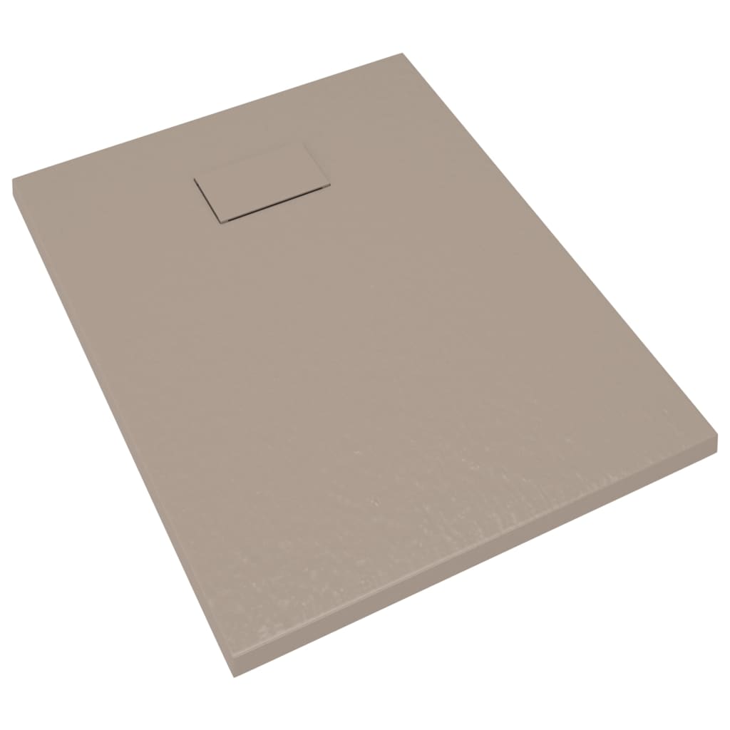 Vidaxl Shower Tray 90x70 cm SMC Brown