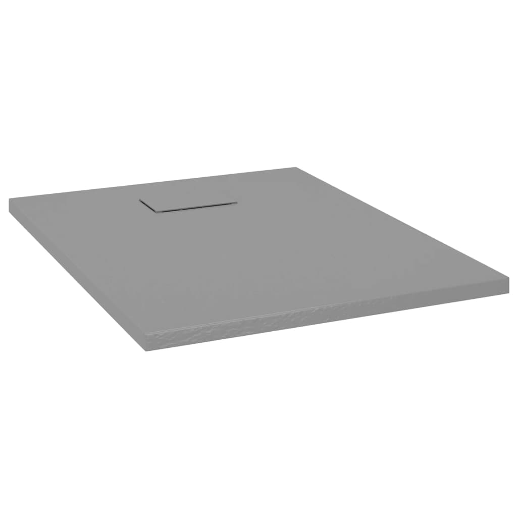 Vidaxl shower tray 90x70 cm SMC Gray