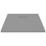 Vidaxl douchebak 90x70 cm smc grijs