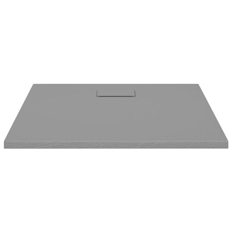 Vidaxl douchebak 90x80 cm smc grijs