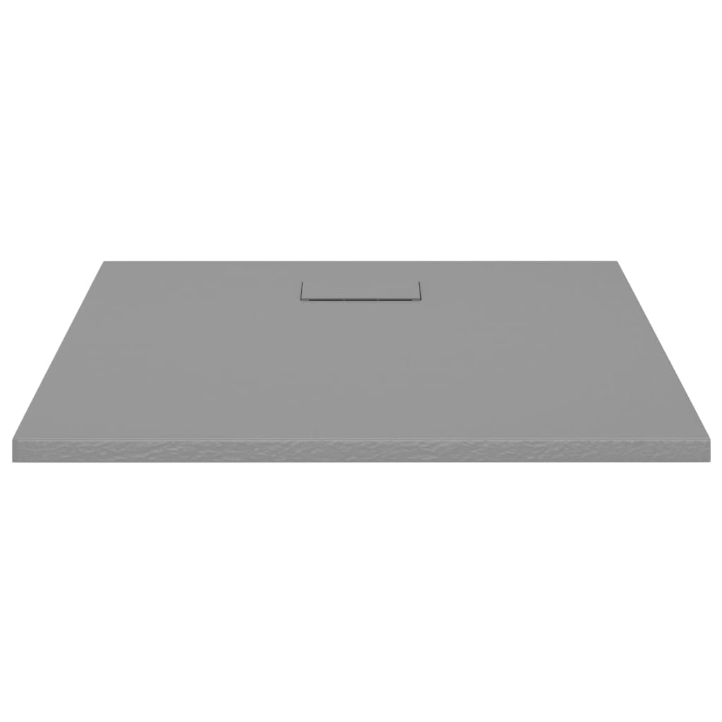 Vidaxl shower tray 90x80 cm SMC Gray