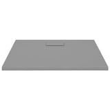 Vidaxl Shower Tray 90x80 cm SMC Grey