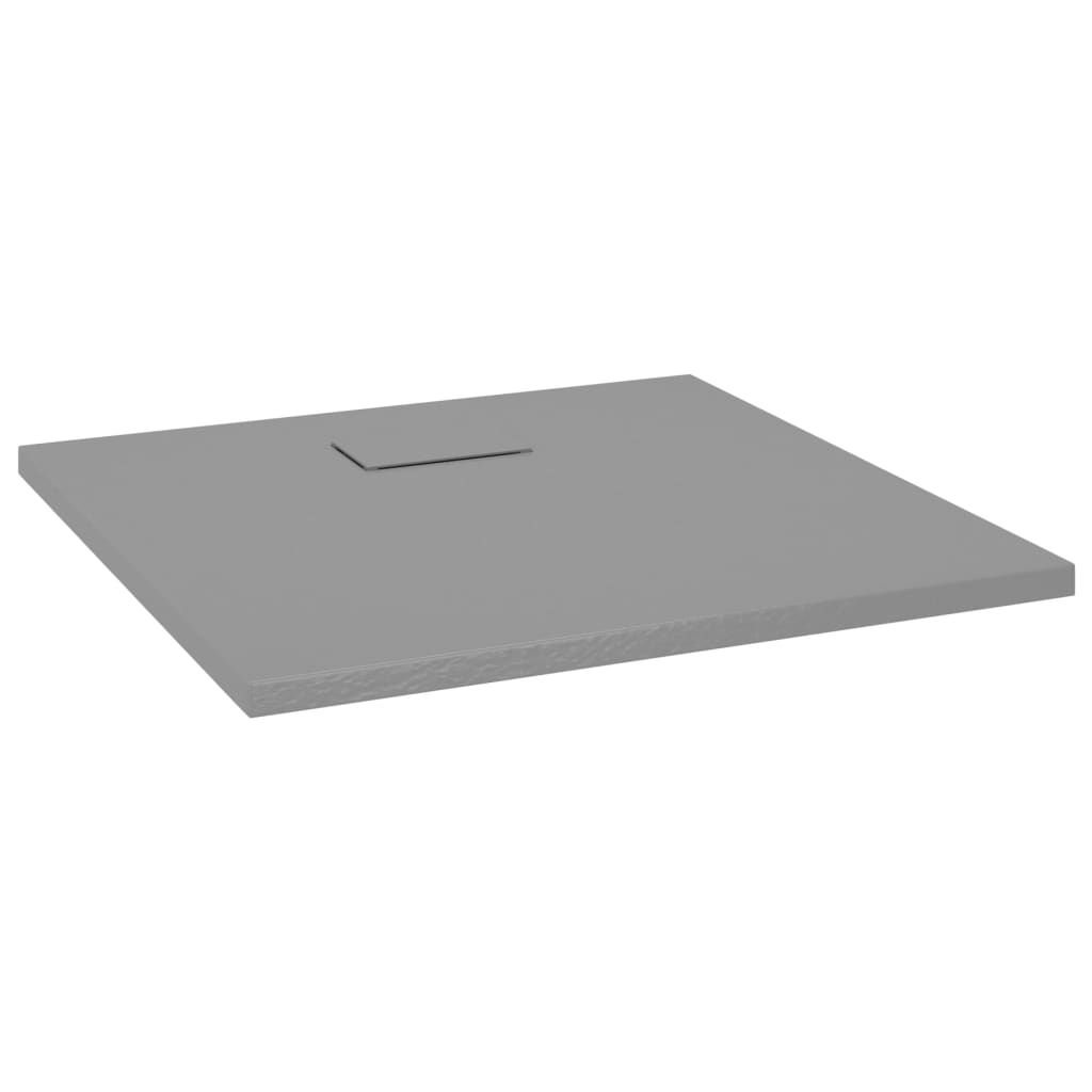 Vidaxl Doccia vassoio 90x90 cm SMC grigio