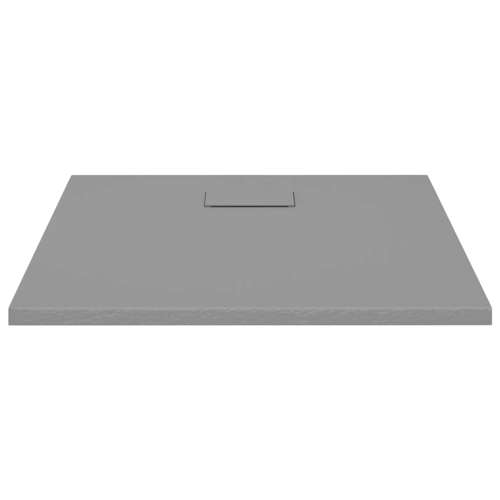 Vidaxl Doccia vassoio 90x90 cm SMC grigio