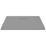 Vidaxl Doccia vassoio 90x90 cm SMC grigio