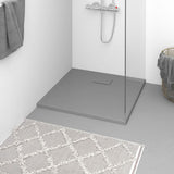 Vidaxl Doccia vassoio 90x90 cm SMC grigio