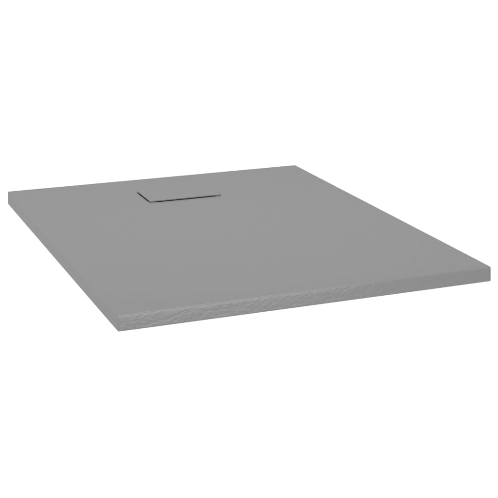 Vidaxl Shower Tray 100x80 cm SMC Grey