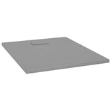 Vidaxl Shower Tray 100x80 cm SMC Grey