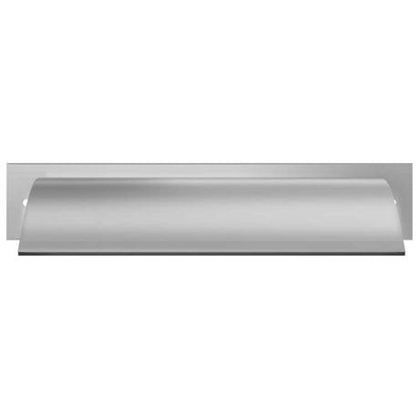 Vidaxl zwembadfontein 45x26x13 cm roestvrij staal zilverkleurig
