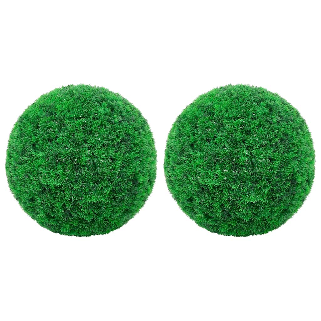 Vidaxl kunstbuxusbollen 2 st 35 cm