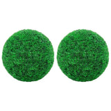 Vidaxl kunstbuxusbollen 2 st 35 cm