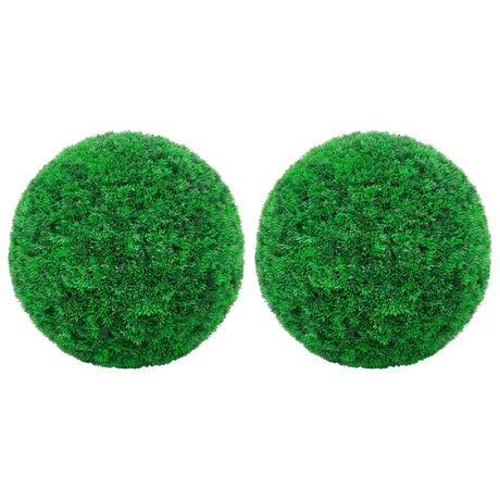Vidaxl kunstbuxusbollen 2 st 35 cm