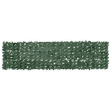 Vidaxl balkonscherm met donkergroene bladeren 300x75 cm
