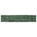 Vidaxl balkonscherm met donkergroene bladeren 400x75 cm