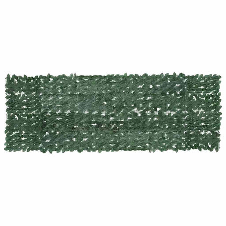 Vidaxl balkonscherm met donkergroene bladeren 300x100 cm