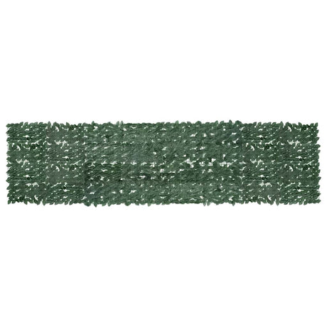 Vidaxl balkonscherm met donkergroene bladeren 400x100 cm